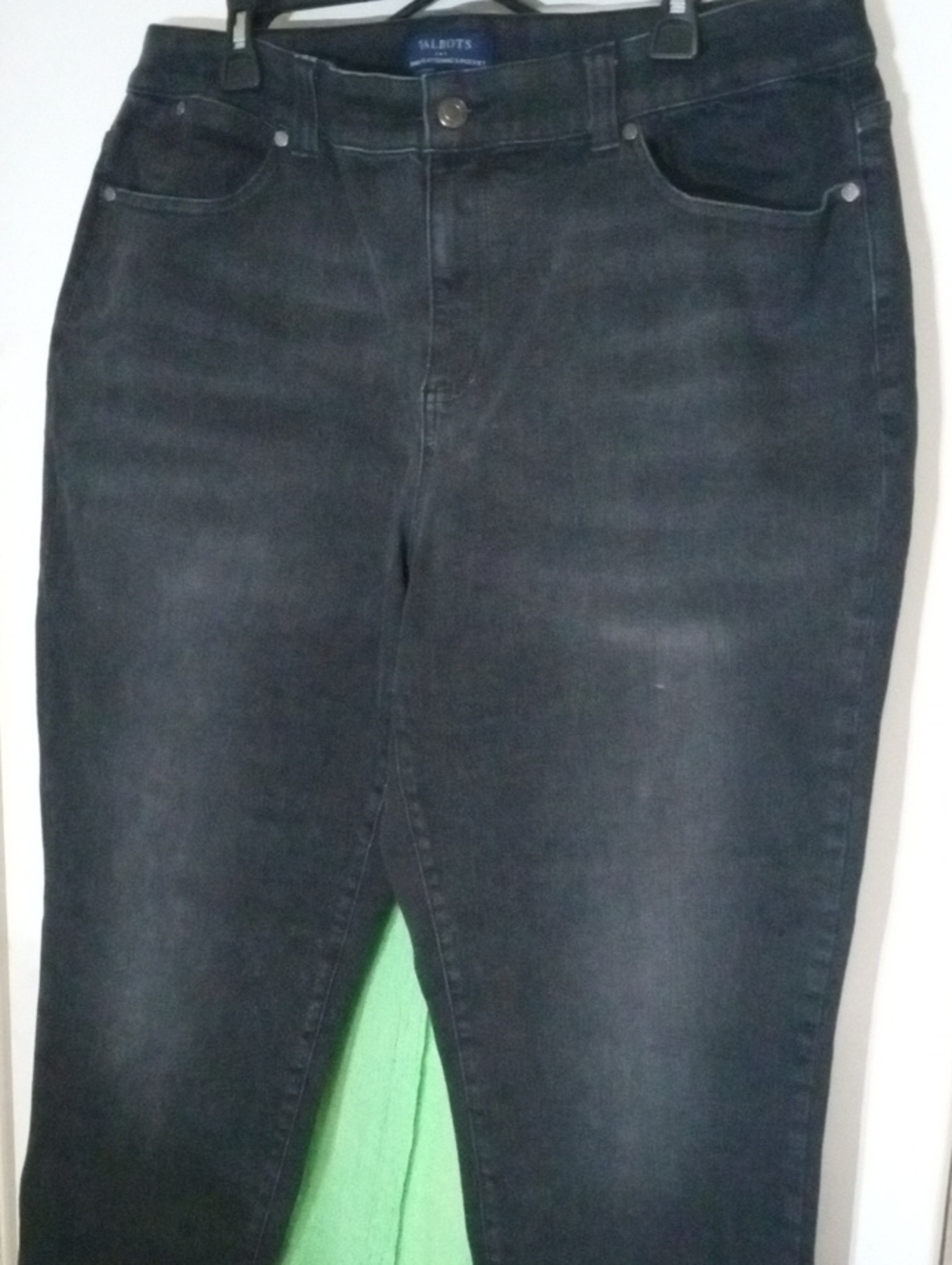 Talbots Simply Flattering 5 Pocket Dark Charcoal Color